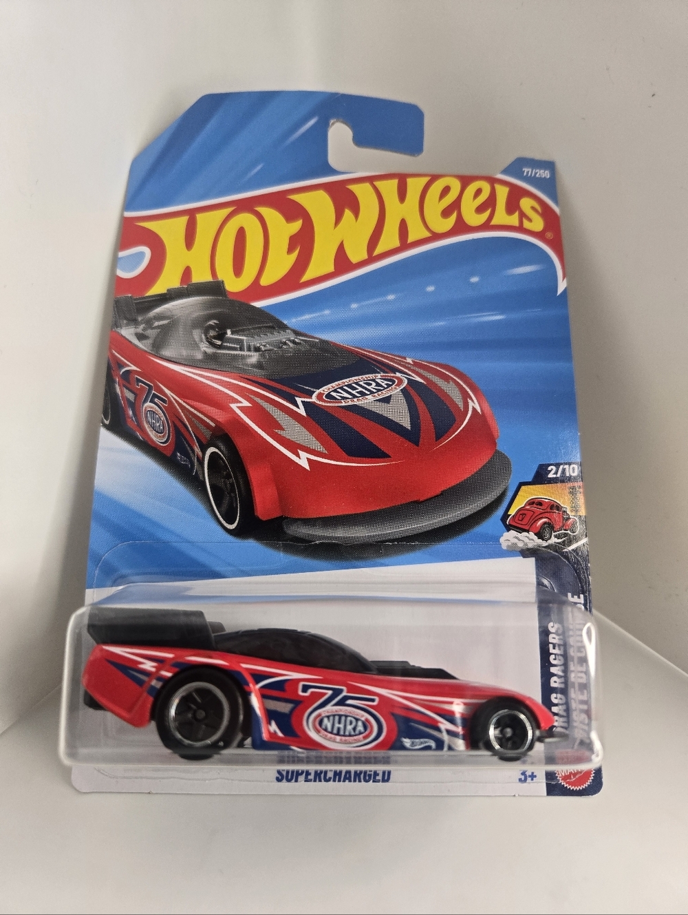 2026 Hot Wheels "Supercharged" NHRA 75th Anniversary Edition